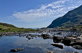 Loch Corruisk with Glen Tarson at Anchor by Marina Murray