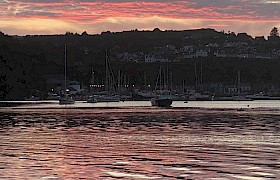 Sunset over Tobermory, Mull. Photo: David and Elaine Lees.