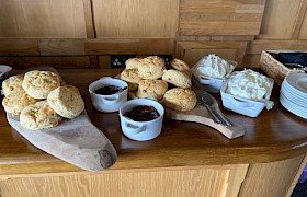 Freshly baked scones by Tracey Clay