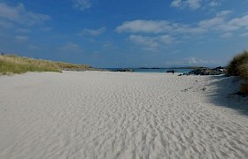 White beach on Iona by Helen Williams